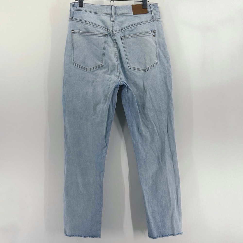 Madewell High-Rise Slim Boyjean in Fitzgerald Wash Exposed Button-Front Size 28 - Picture 3 of 7